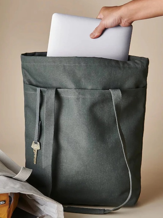 IKEA Handbags - IKEA Dromsack Dark Green Convertible Tote Backpack *rare*